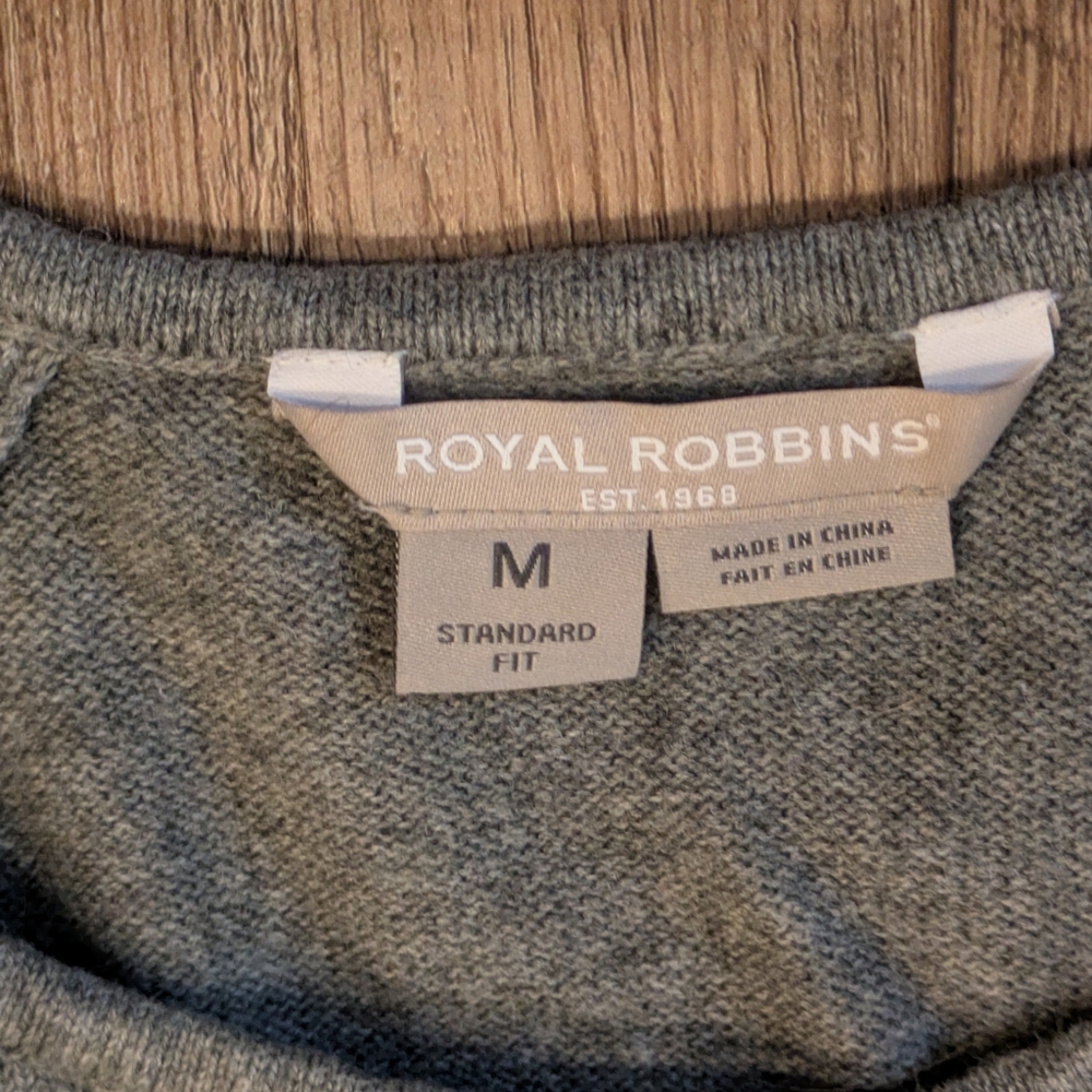 Royal Robbins Wool All Season Sweater Dress Long Sleeve White Gray Size M - Picture 4 of 13